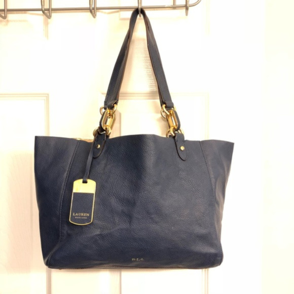 Ralph Lauren Handbags - Ralph Lauren Navy Tote